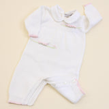 PICCOLA GIUGGIOLA TUTINA in cotone NEONATO Bianco