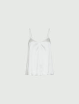 MARINA RINALDI cardigan con cinta Bianco