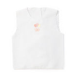 COCCODE' camicina in seta Bianco/rosa