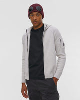 CP COMPANY maglione in lana full zip Grigio