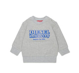 DIESEL felpa con logo Grigio