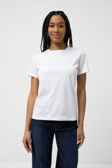 DONDUP t-shirt con ricamo logo petto Bianco