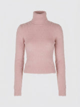 DONDUP dolcevita in alpaca e mohair Rosa