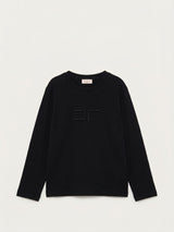 ELISABETTA FRANCHI t-shirt logata Nero