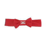ELISABETTA FRANCHI fascia capelli con ricamo Rosso