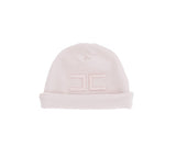 ELISABETTA FRANCHI cappellino felpa ricamo Marshmallow