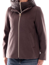 EMME MARELLA giubbino in panno soft imbottito Marrone