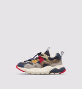 FLOWER MOUNTAIN sneakers yamano 3 junior Navy grey brown