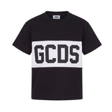 GCDS t-shirt con logo iconico Nero