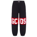 GCDS pantalone jogger logato Nero
