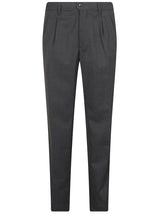 INCOTEX pantalone in lana stretch Grigio