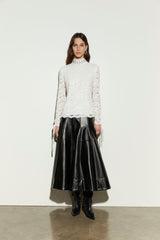 ISABELLE BLANCHE PARIS camicetta in pizzo Bianco