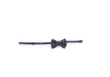 JULIANA papillon in tessuto cheviot Blu