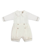 LA STUPENDERIA set knickerb con body Bianco