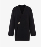 LIU JO BLACK cardigan con bottoni gioiello Nero