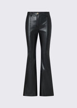 LIU JO BLACK pantalone in tessuto spalmato Nero