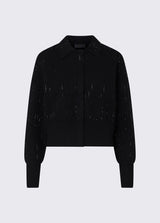 LIU JO BLACK giacca con strass Nero
