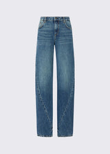 LIU JO DENIM camicia in denim con applicazioni Blu