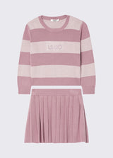 LIU JO JUNIOR completo in maglia Lilla