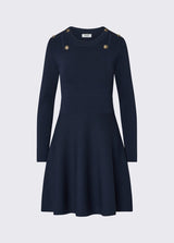 LIU JO WHITE abito fit and flare Blu