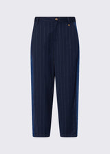 LIU JO WHITE pantaloni gessati balloon Blu