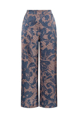 MALI'PARMI pantalone con stampa Blu