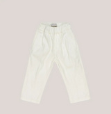 MANUEL RITZ KIDS pantalone con vita elasticizzata Latte