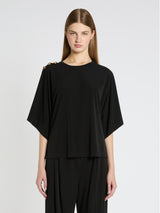 MARella ART. 365 blusa con maniche a kimono Nero