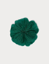MARINA RINALDI spilla in organza di seta Verde