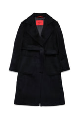 MAX&CO. KID cappotto di lana Nero