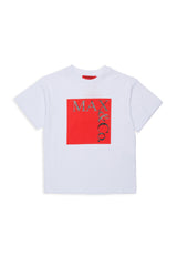 MAX&CO. KID t-shirt con logo Bianco