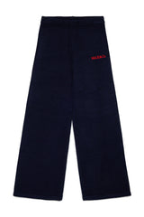 MAX&CO. KID pantalone in maglia con logo Blu