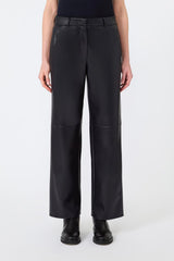MAXMARA S pantalone in jersey spalmato Blu