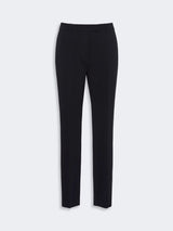 MAXMARA STUDIO pantalone dritto in cady Blu