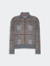 MAXMARA STUDIO cardigan lavorazione jacquard Grigio
