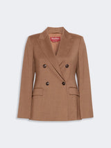 MAXMARA STUDIO giacca doppiopetto in lana Cammello