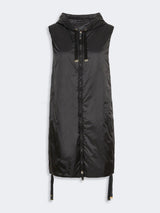 MAXMARA THE CUBE gilet in tela antigoccia Nero