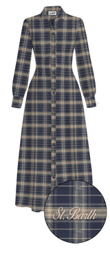 MC2 SAINT BARTH Abito Alys flannel Blu