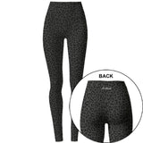 MC2 SAINT BARTH Leggins sportivo kaya leo Nero