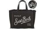 MC2 SAINT BARTH Borsa Vanity mini velvet Nero