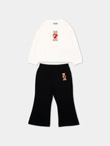 MOSCHINO KIDS completo due pezzi con orsetto Bicolor