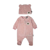 MOSCHINO KIDS completino due pezzi teddy Rosa