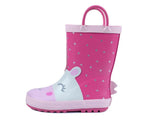 MR. TIGGLE stivali unicorno anti pioggia Pink