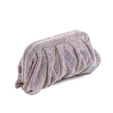 ODI' ODI' clutch carate con micro cristalli Viola