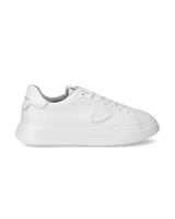 PHILIPPE MODEL sneakers temple in pelle Bianco