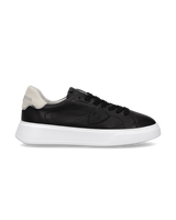 PHILIPPE MODEL sneakers in pelle con logo Nero
