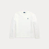 RALPH LAUREN POLO t-shirt con logo maniche lunghe Bianco