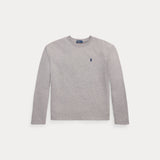 RALPH LAUREN POLO t-shirt con logo maniche lunghe Grigio