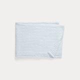 RALPH LAUREN POLO coperta a trecce Azzurro