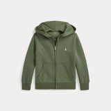 RALPH LAUREN POLO felpa con cappuccio e zip Verde